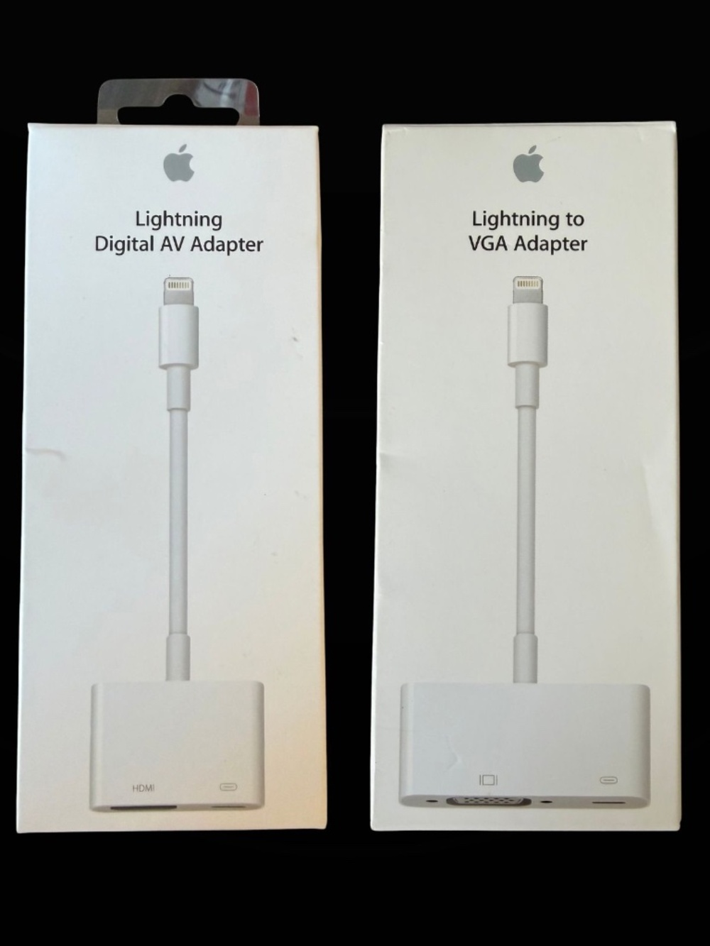 Genuine Apple Lightning Presentation Bundle: HDMI & VGA Adapters